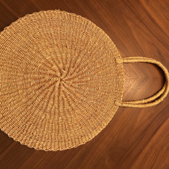 INNE Sola Maxi Bag - Natural Straw Raffia NEW - Picture 5 of 6